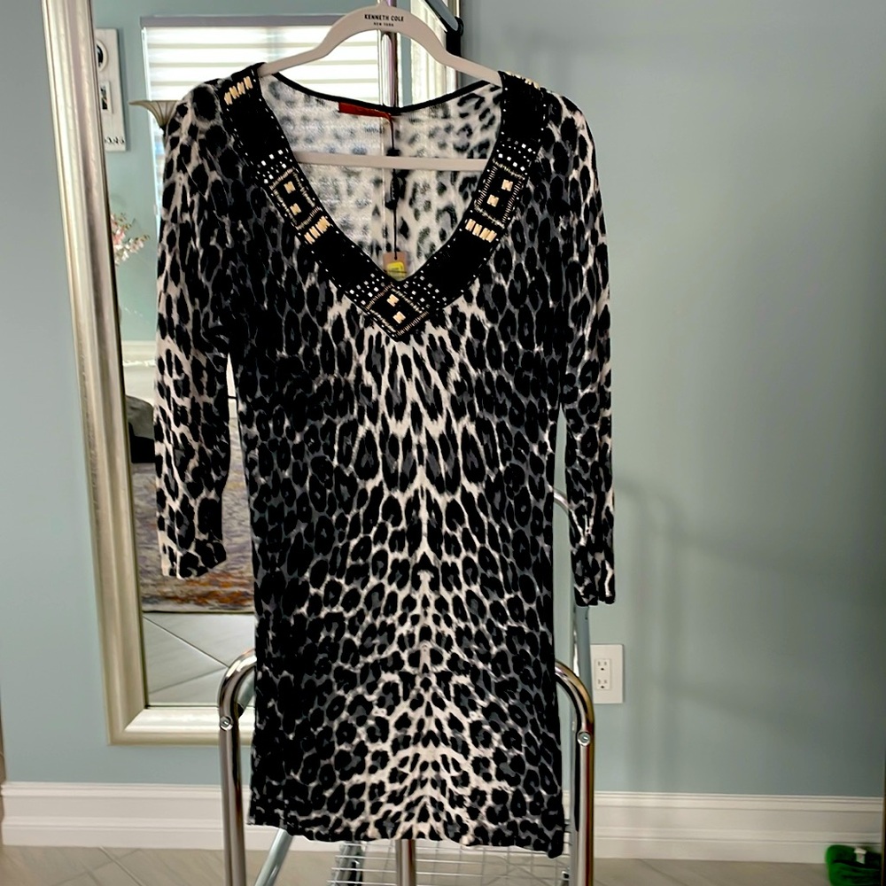 Belladini leopard print dress L